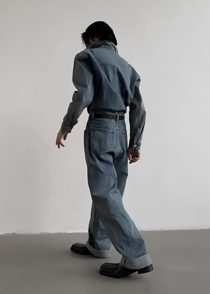 デニムジャンプスーツ Ril 5984