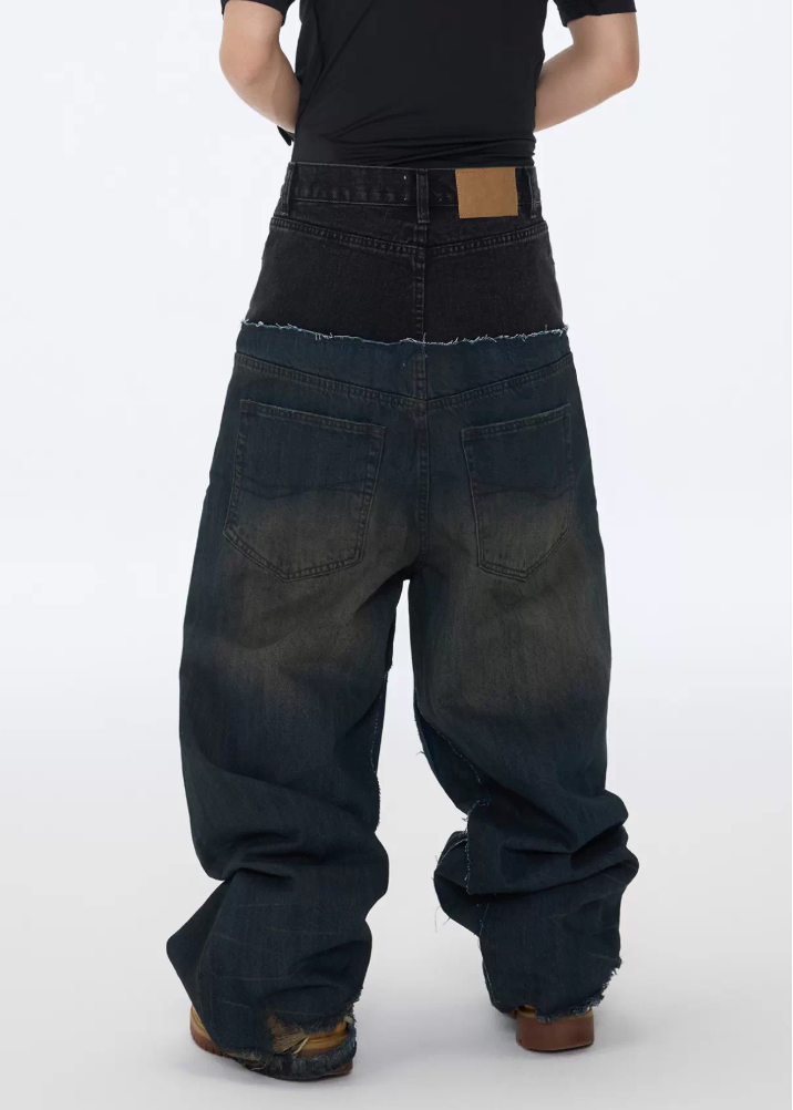 ダブルウエストフェードデニム Ril 5987