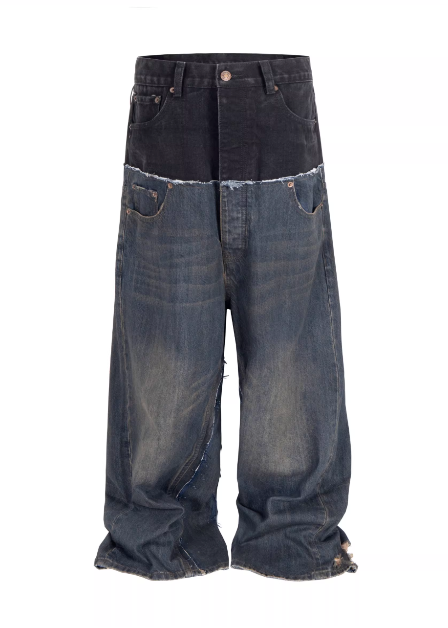 ダブルウエストフェードデニム Ril 5987