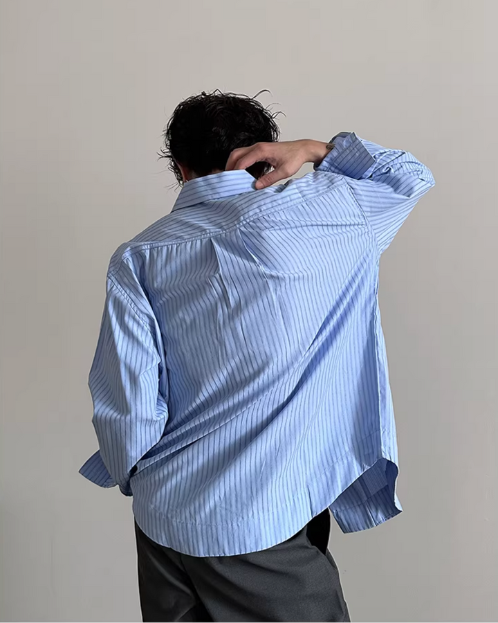 ストライプシャツ  Ril 5843