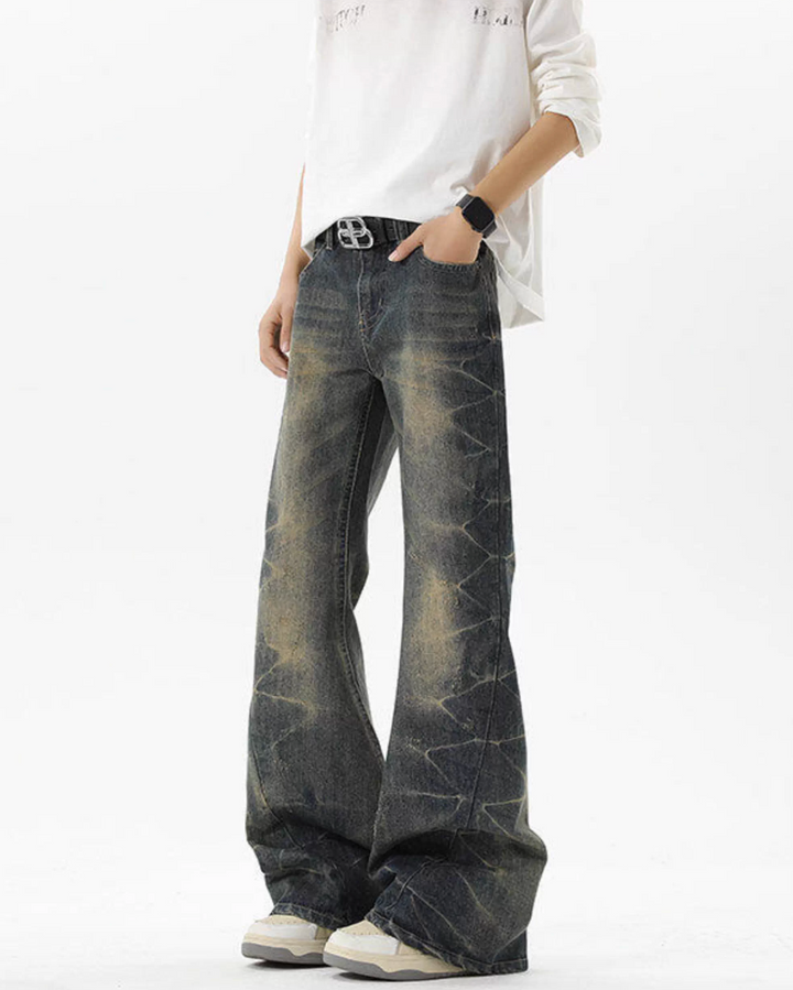 フェードメイズフレアデニムパンツ Ril 5774