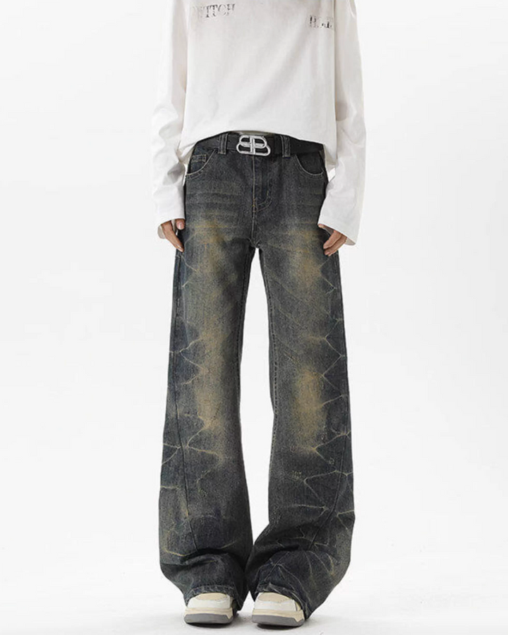 フェードメイズフレアデニムパンツ Ril 5774