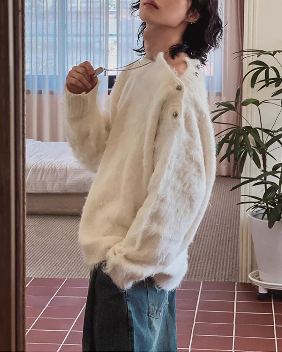 フェザータッチショルダーニット Ril 5991