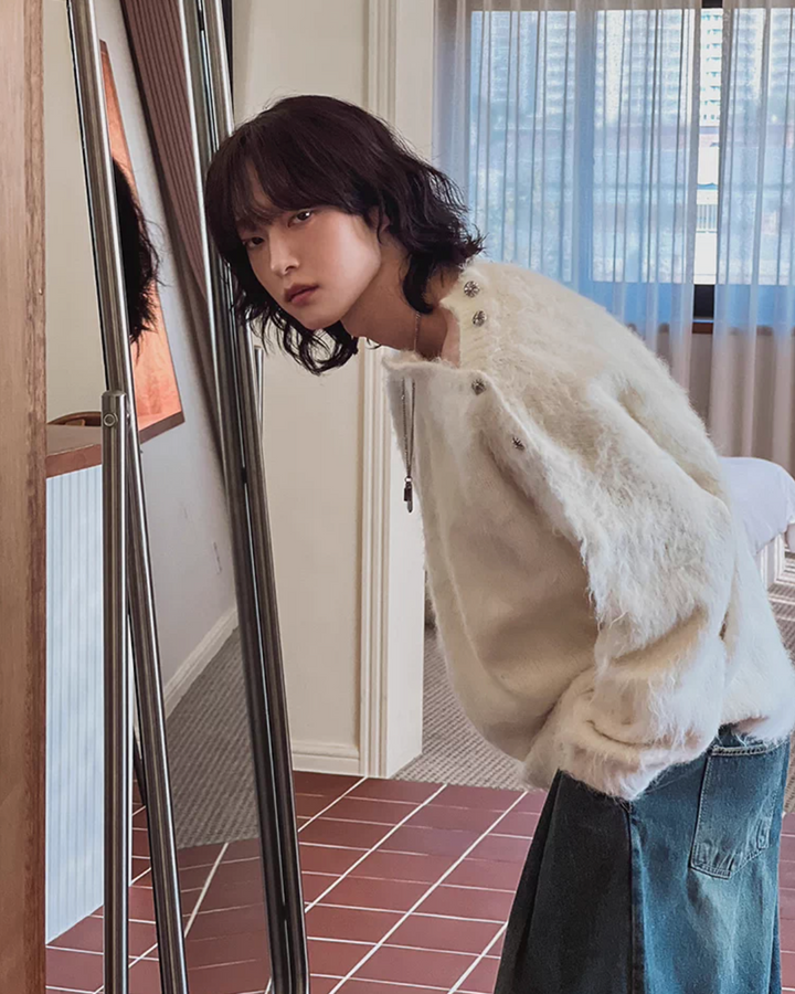 フェザータッチショルダーニット Ril 5991