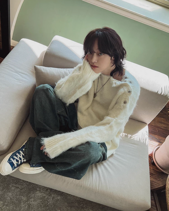 フェザータッチショルダーニット Ril 5991