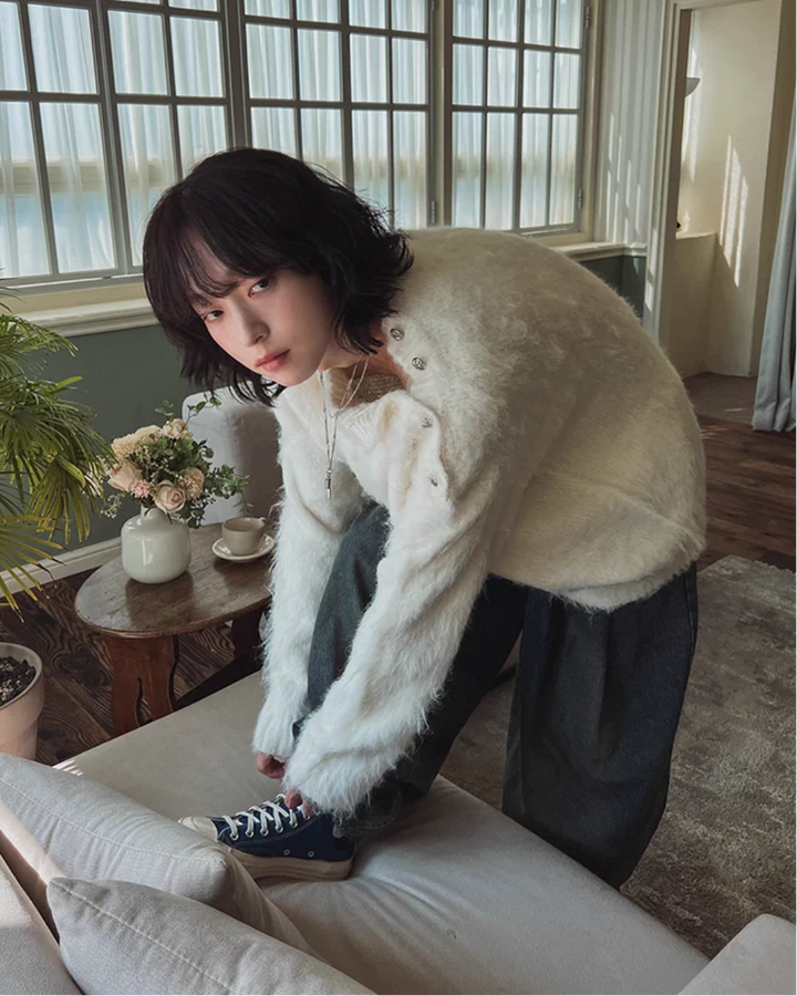 フェザータッチショルダーニット Ril 5991