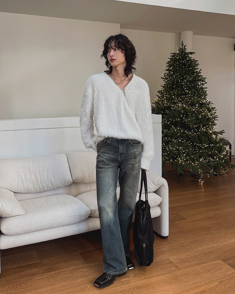 フェザータッチジップニット Ril 5996