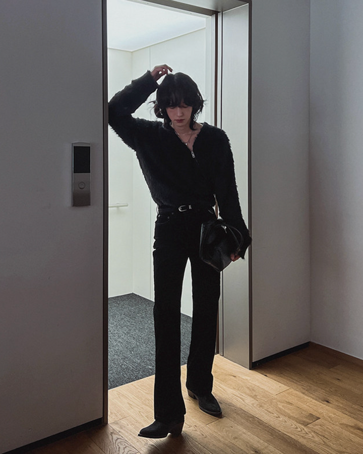 フェザータッチジップニット Ril 5996