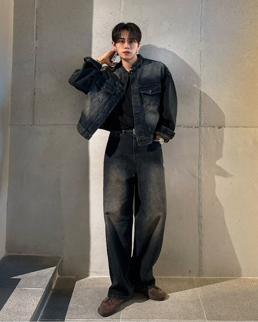 ウォッシュドデニムセットアップ Ril 5999