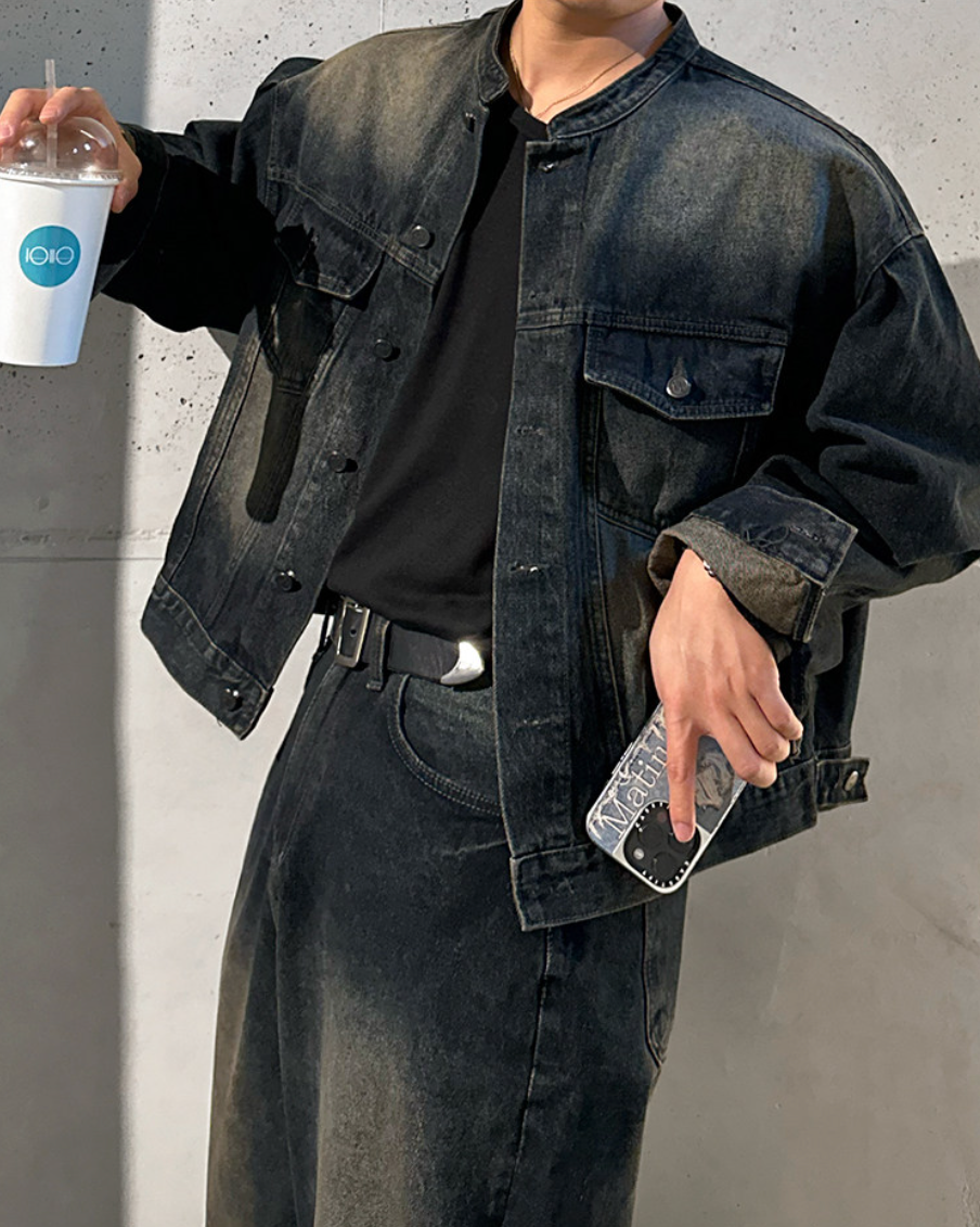 ウォッシュドデニムセットアップ Ril 5999