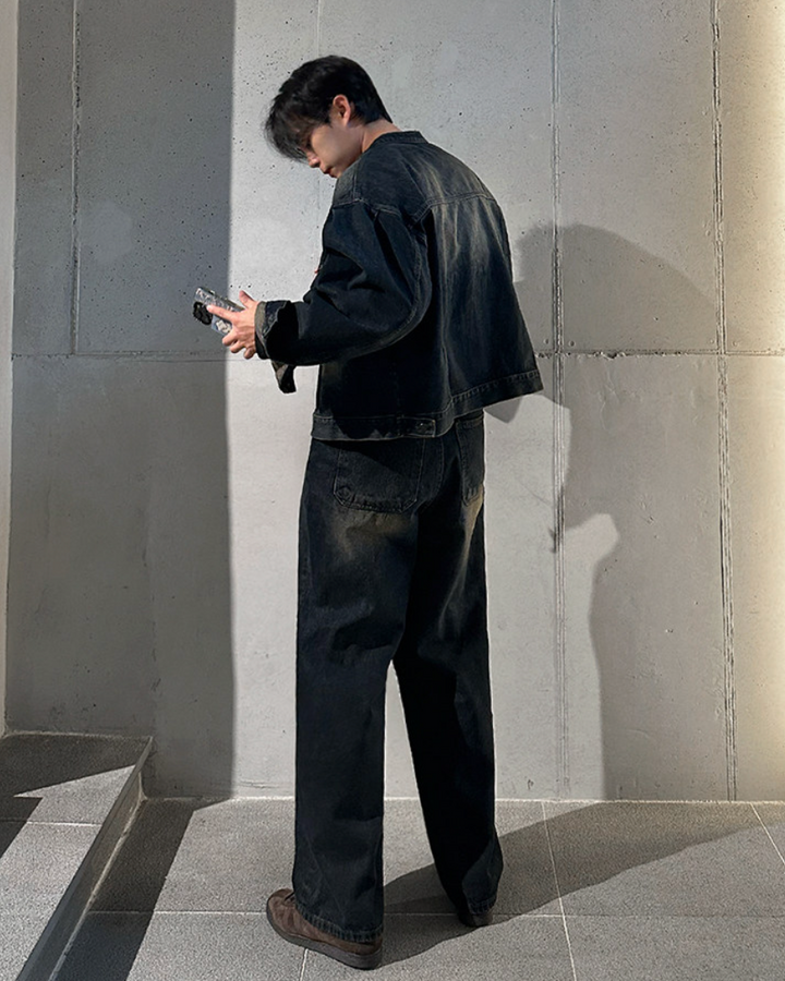 ウォッシュドデニムセットアップ Ril 5999