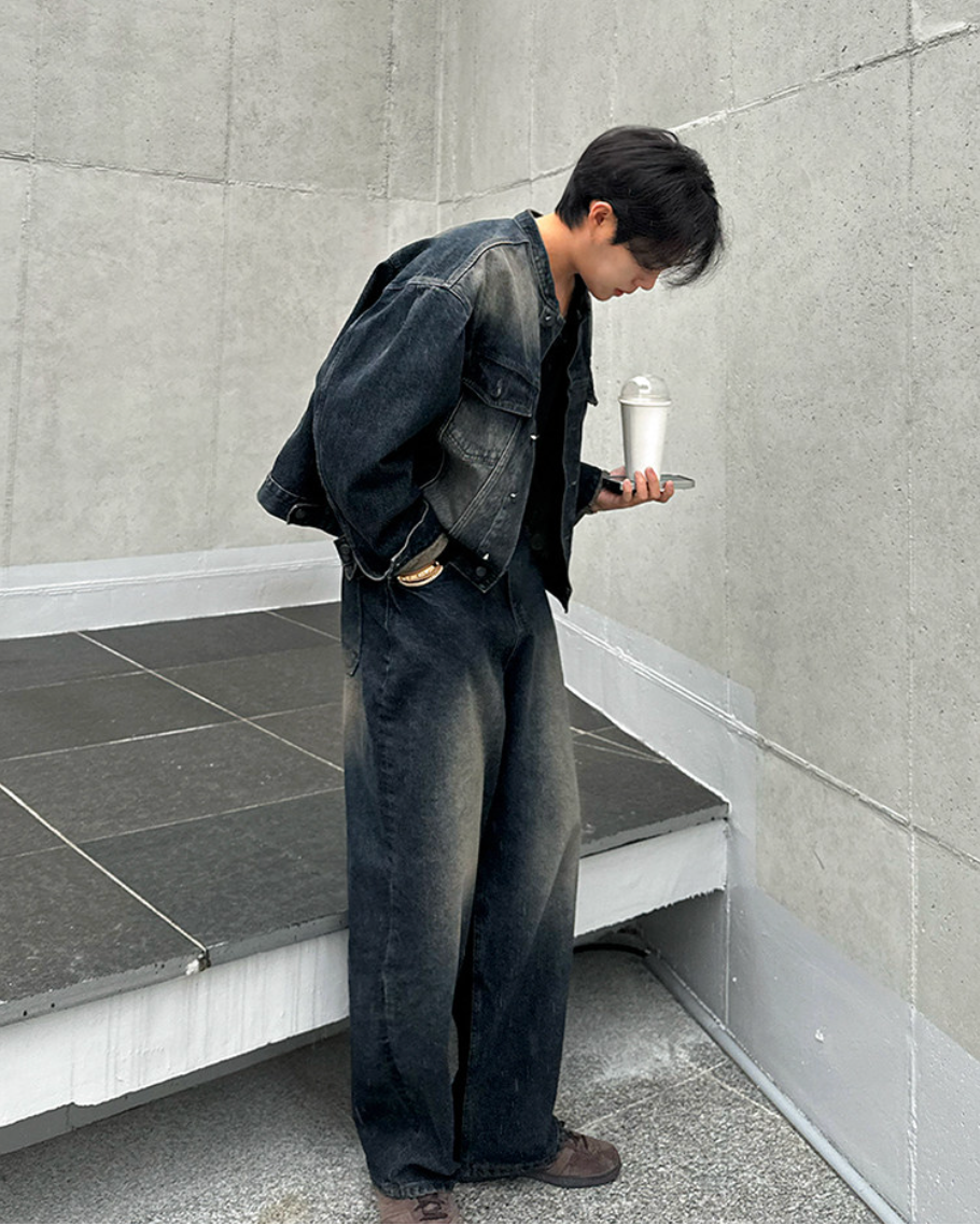 ウォッシュドデニムセットアップ Ril 5999