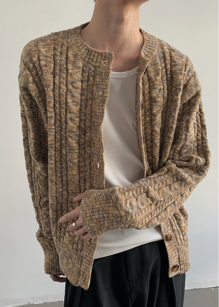 リブニットカーディガン Ril 6011