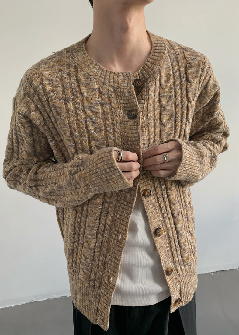 リブニットカーディガン Ril 6011