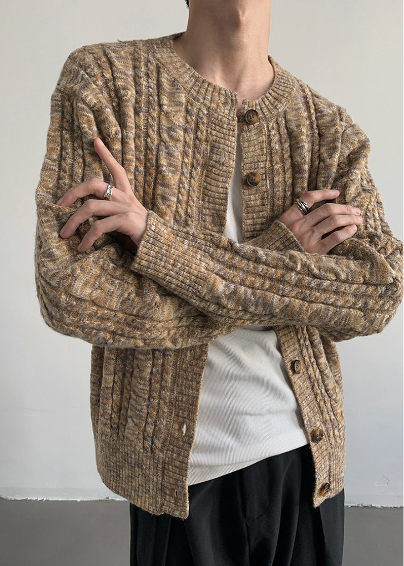 リブニットカーディガン Ril 6011