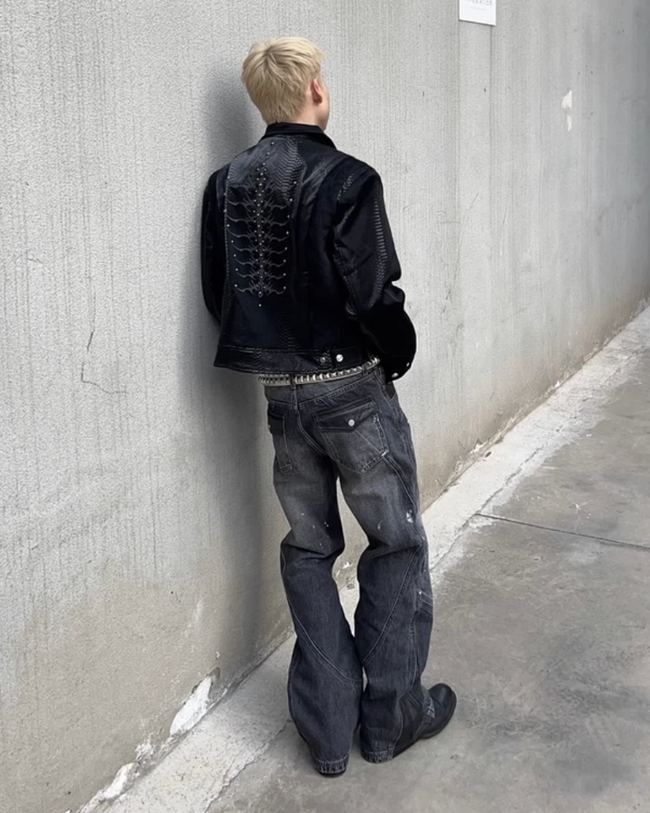 バックボーンレザージャケット Ril 5738