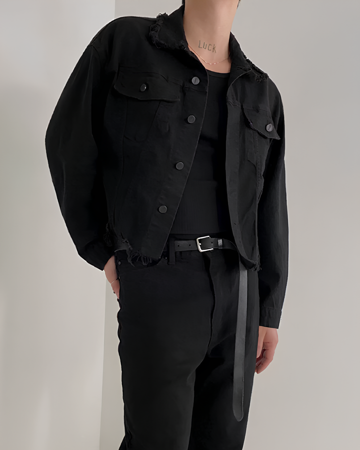 ダメージデニムジャケット Ril 6017