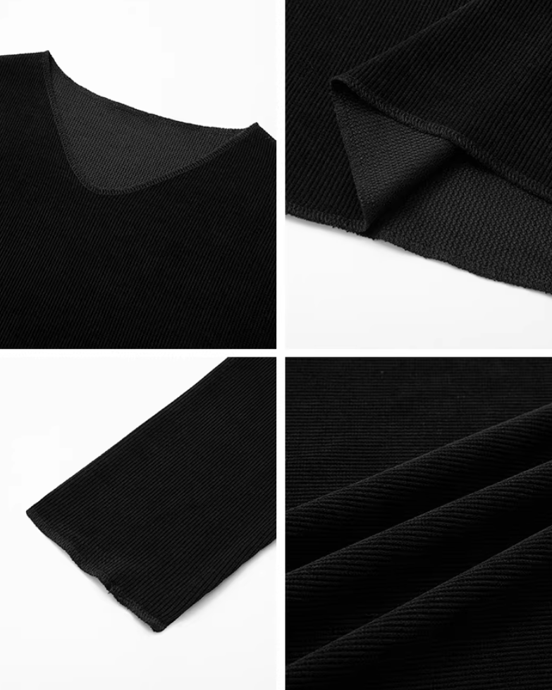 ソフトリブオーバーシルエットトップス  Ril 6031