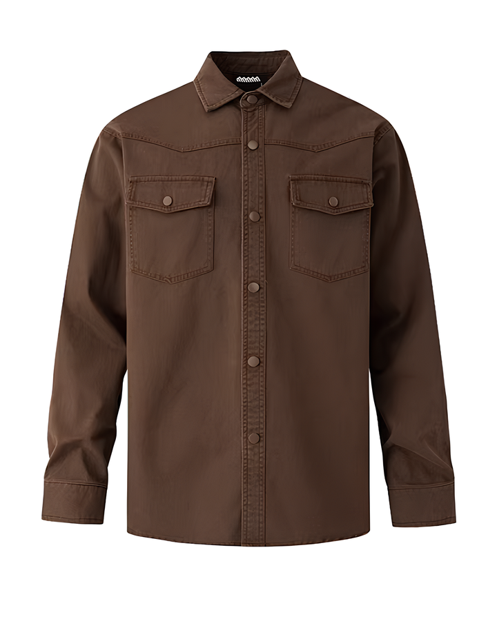 ヴィンテージブラウンワークシャツ  Ril 6032