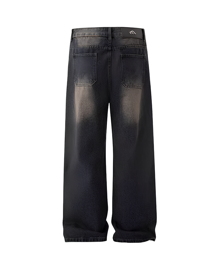 ヴィンテージウォッシュワイドデニムパンツ  Ril 6033