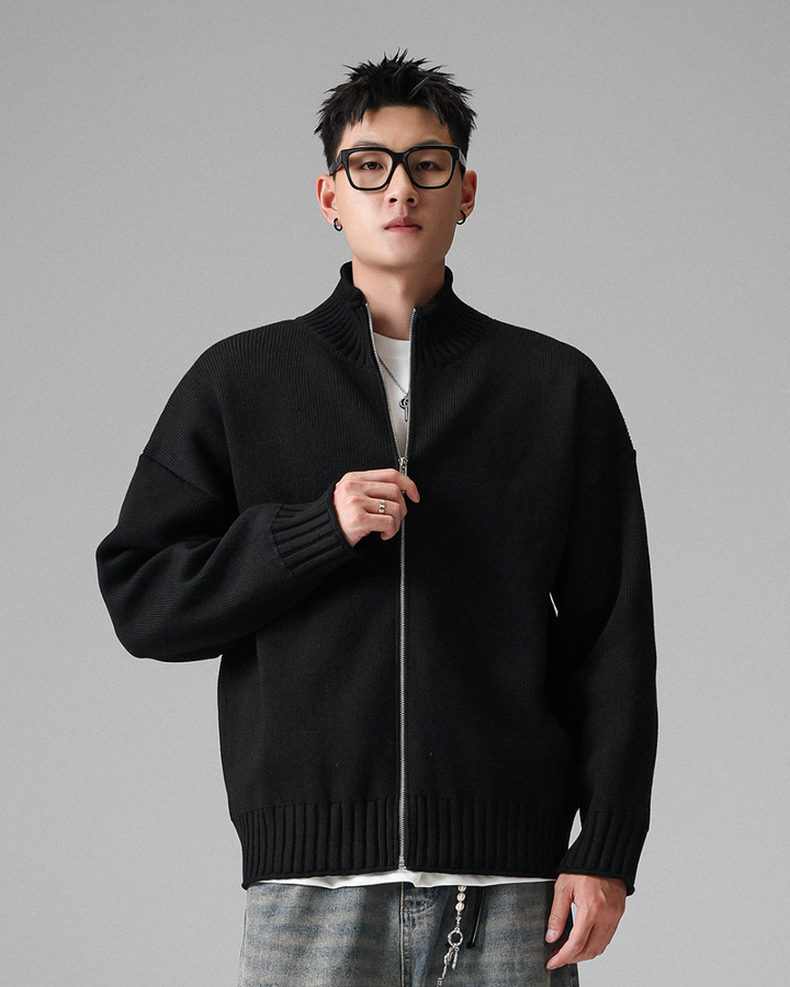 グラフィックリブジップニット Ril 6035