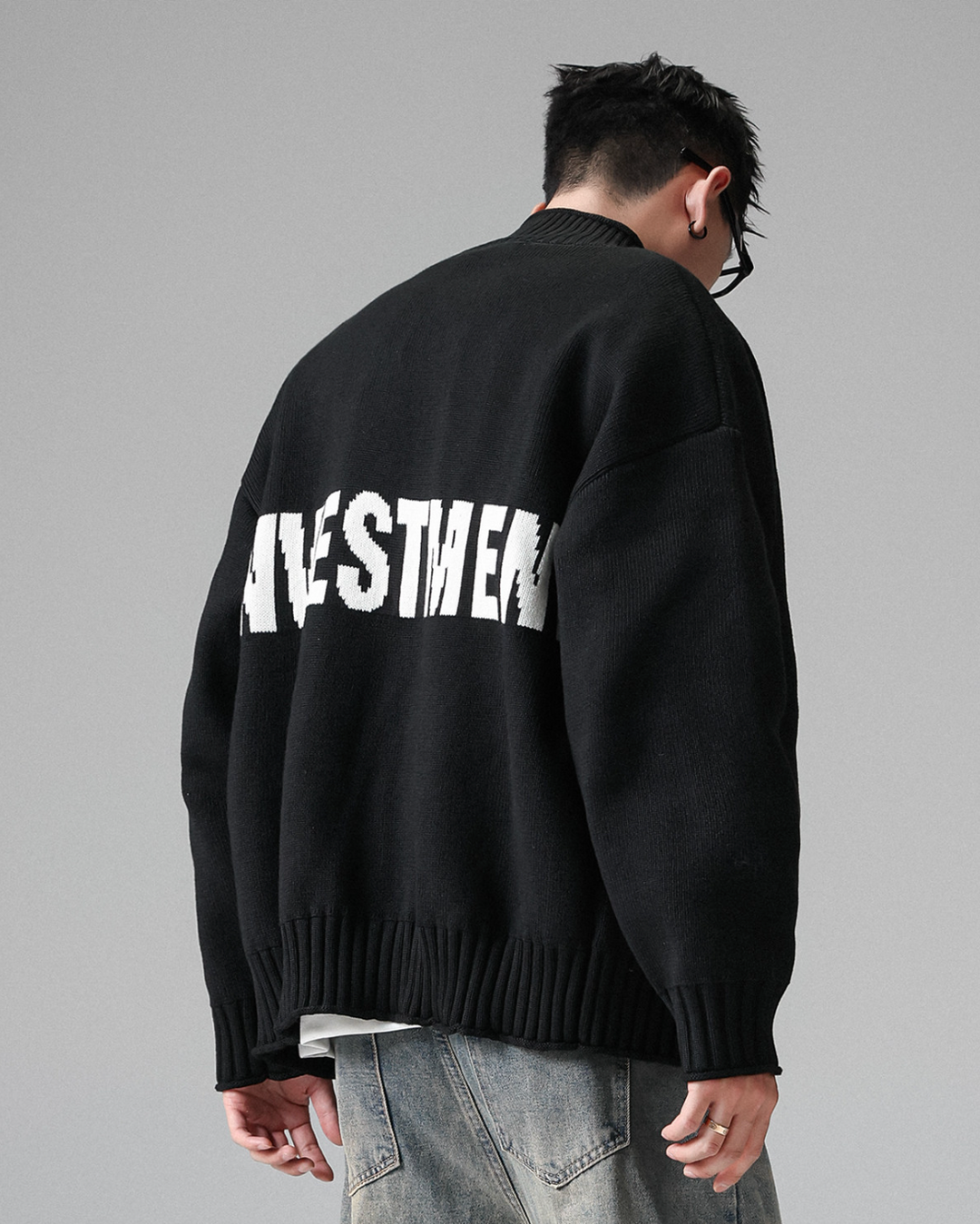 グラフィックリブジップニット Ril 6035