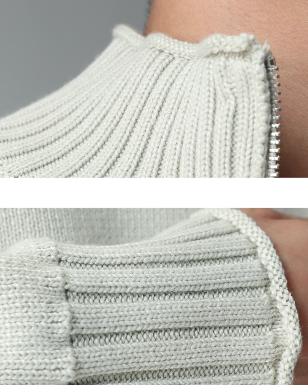 グラフィックリブジップニット Ril 6035