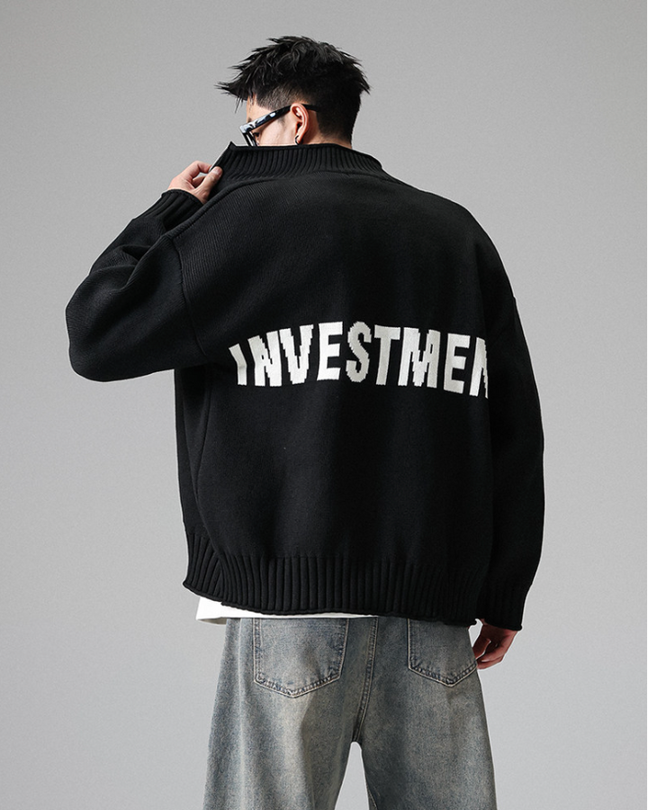 グラフィックリブジップニット Ril 6035