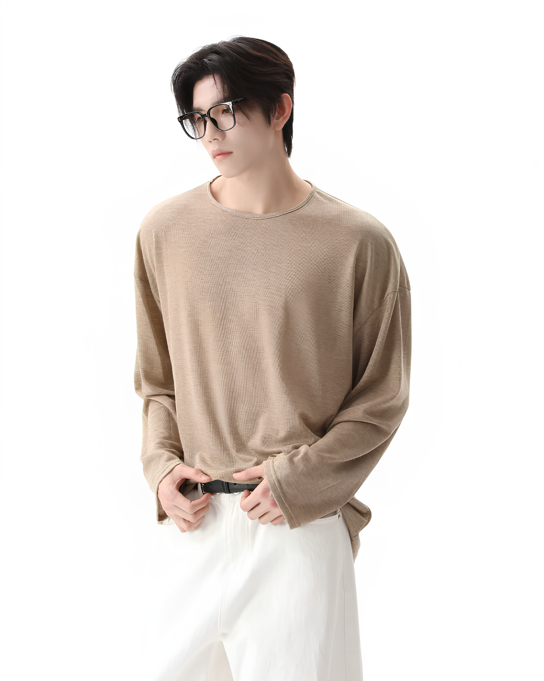 クルーネックロングスリーブTシャツ Ril 6037