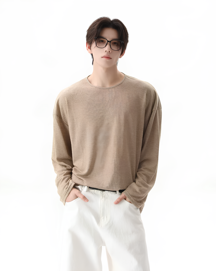 クルーネックロングスリーブTシャツ Ril 6037