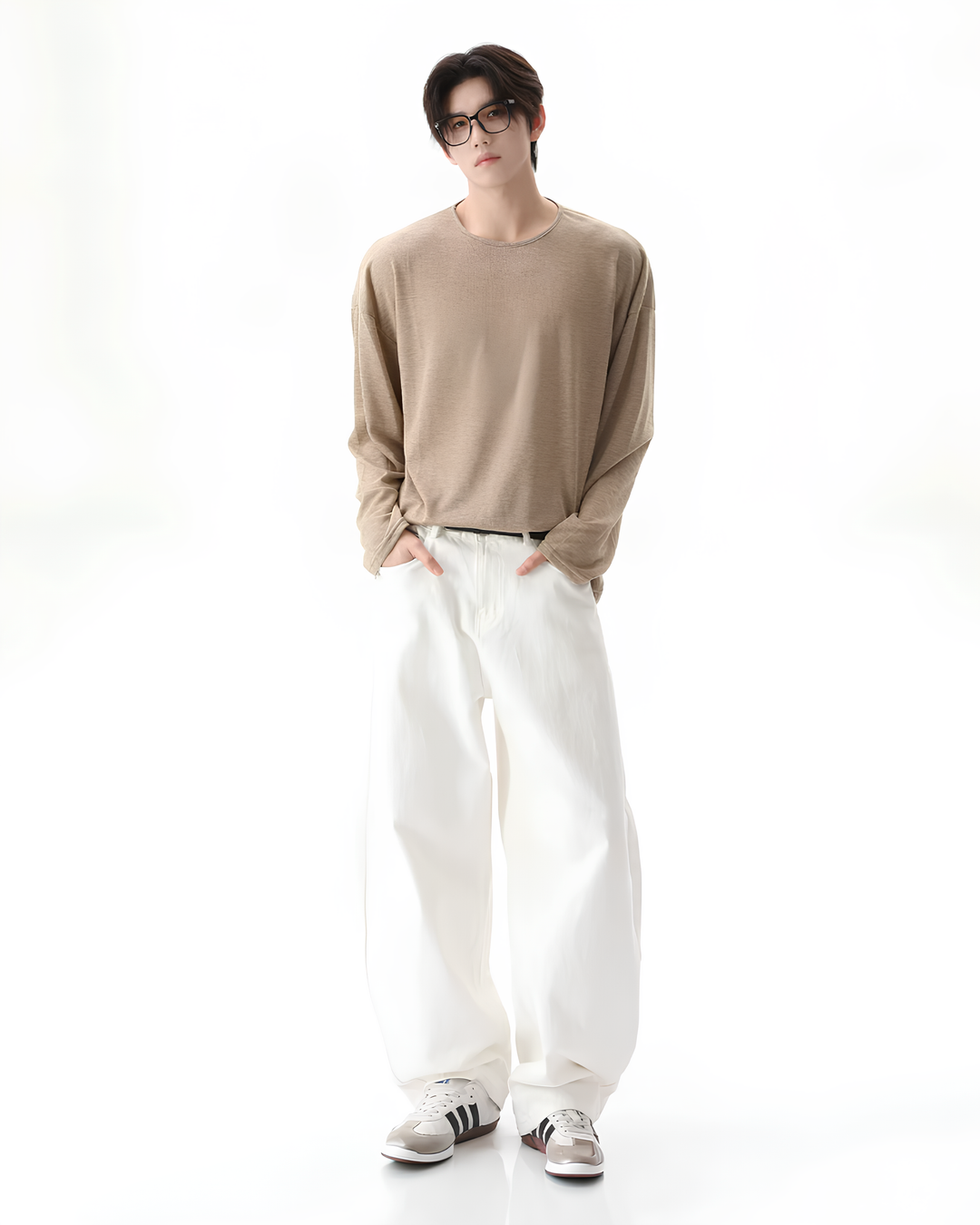 クルーネックロングスリーブTシャツ Ril 6037