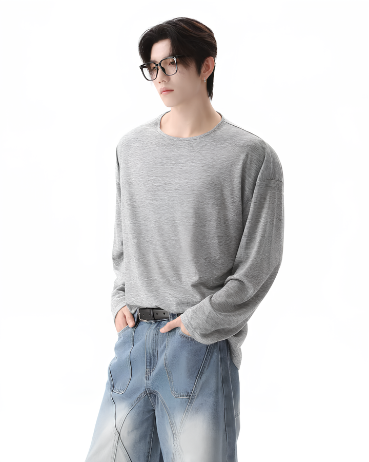 クルーネックロングスリーブTシャツ Ril 6037