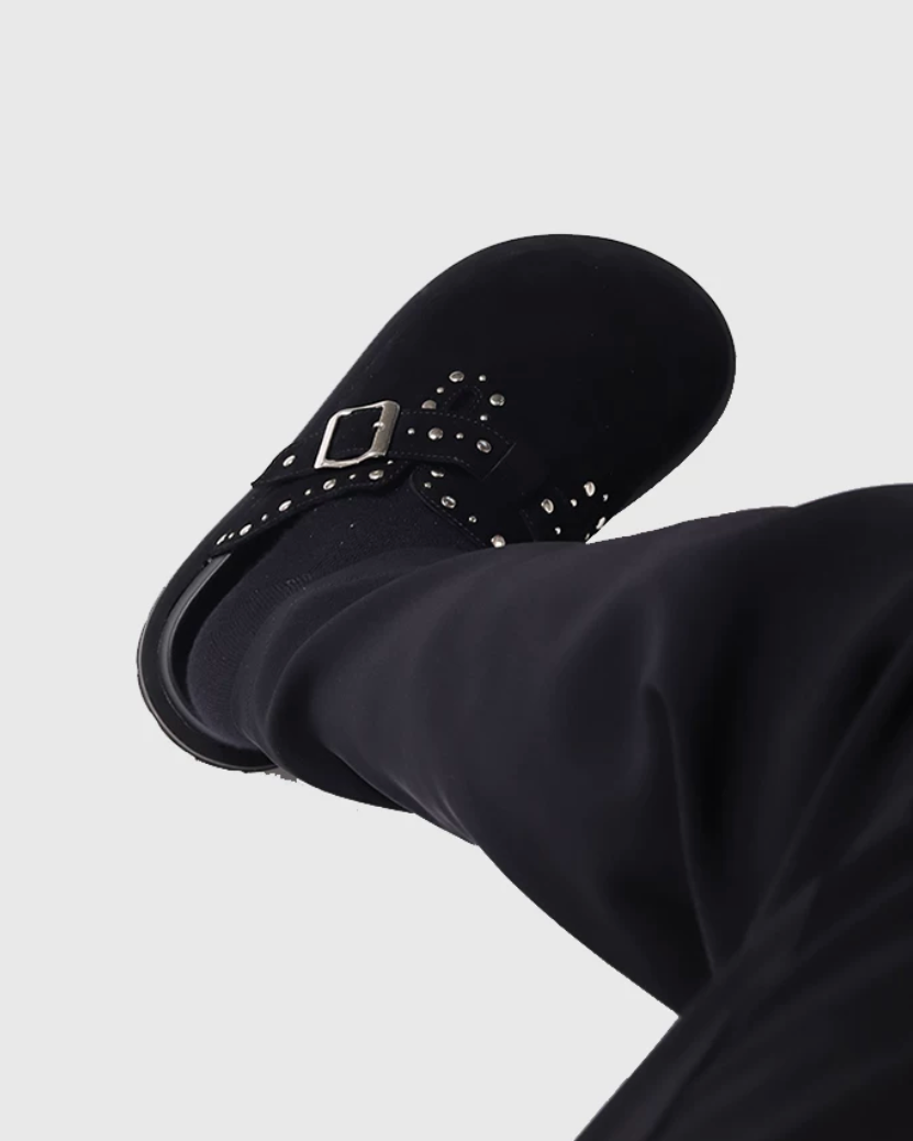 スエードスタッズサボ Ril 6039