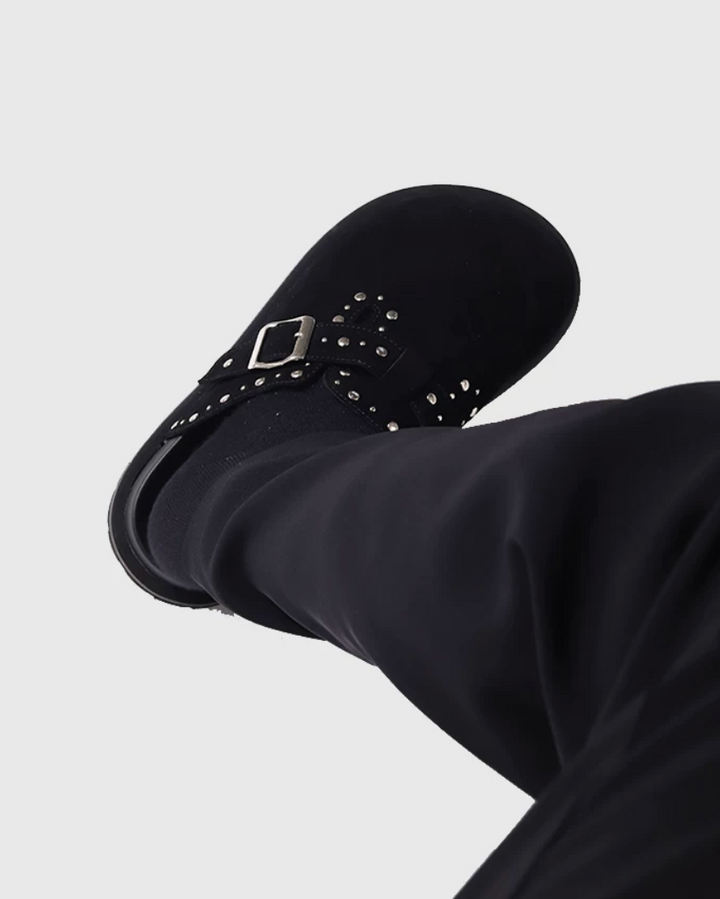 スエードスタッズサボ Ril 6039