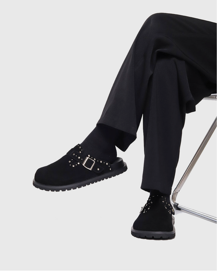 スエードスタッズサボ Ril 6039