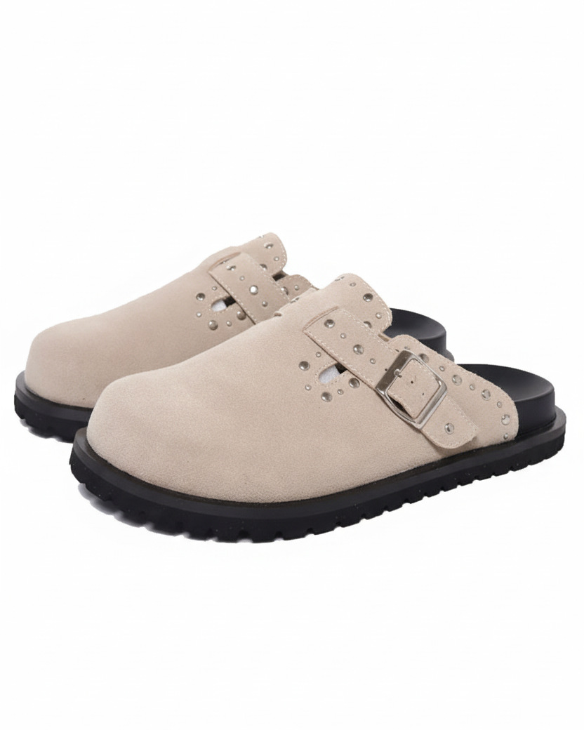 スエードスタッズサボ Ril 6039