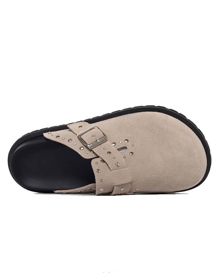 スエードスタッズサボ Ril 6039