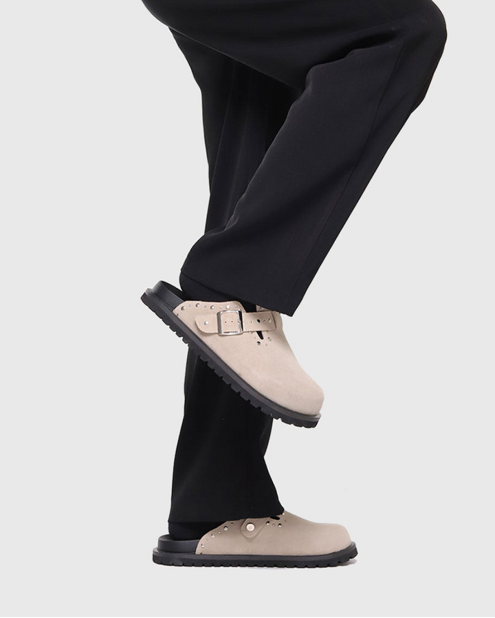 スエードスタッズサボ Ril 6039