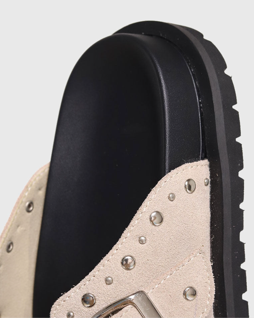 スエードスタッズサボ Ril 6039