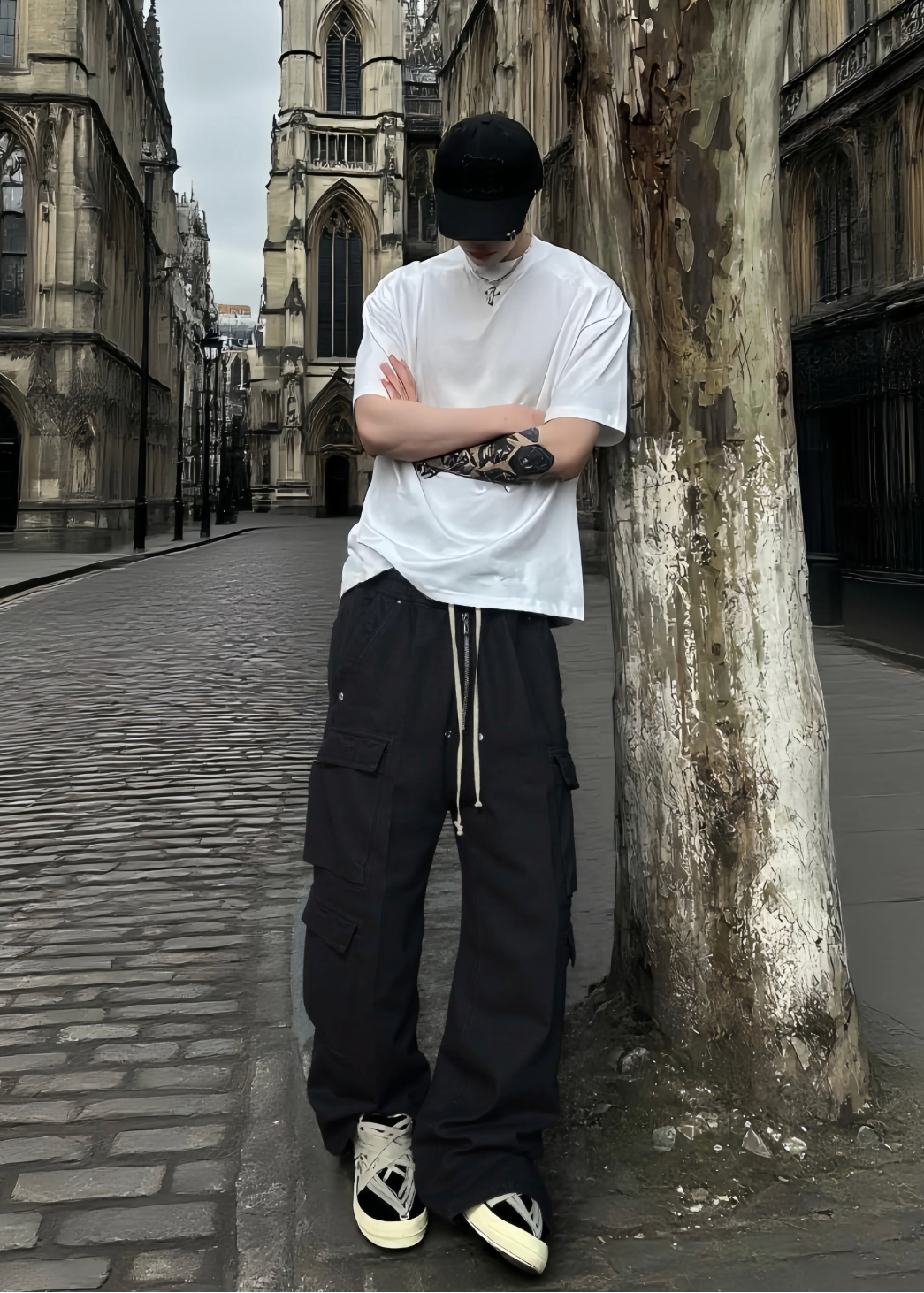 ワイドストレートカーゴパンツ Ril 5821