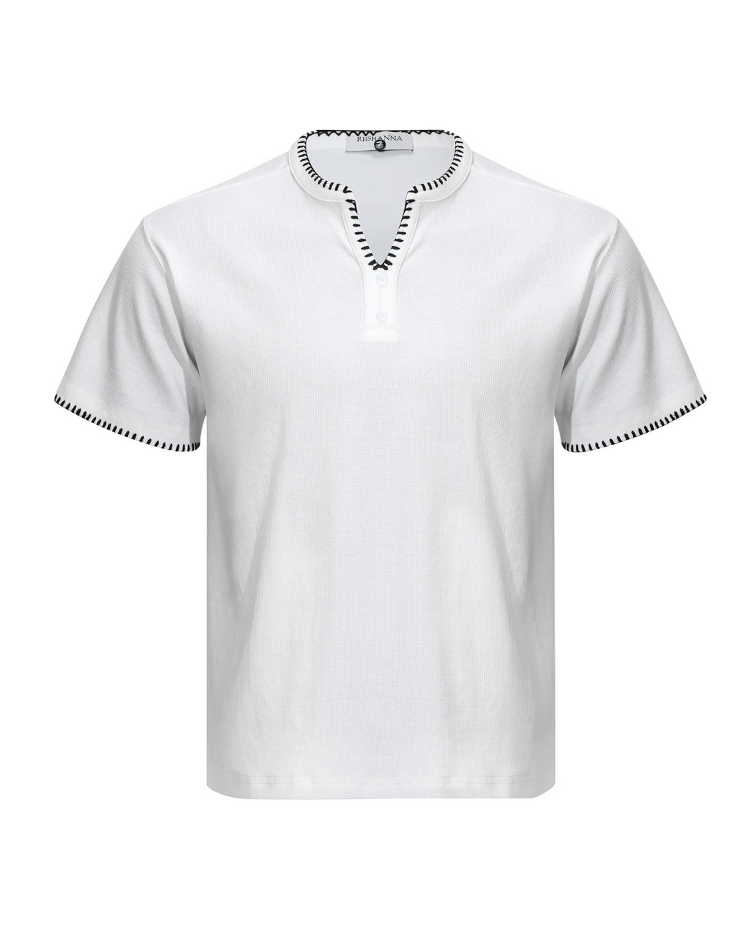 ホワイトカラーステッチTシャツ Ril 6114