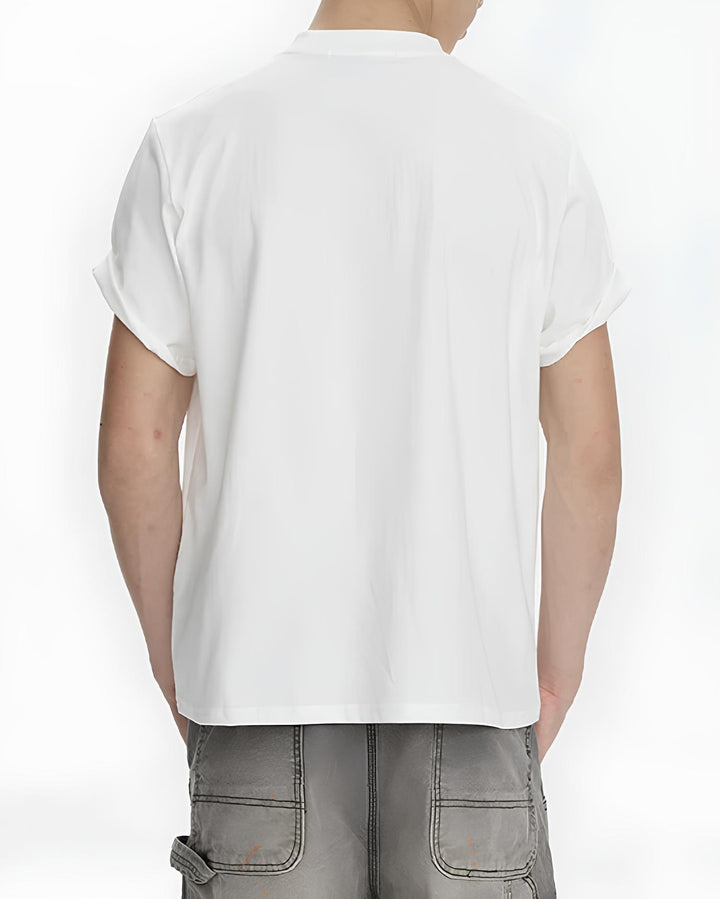 チェーンブレスレットグラフィックTシャツ Ril 6137