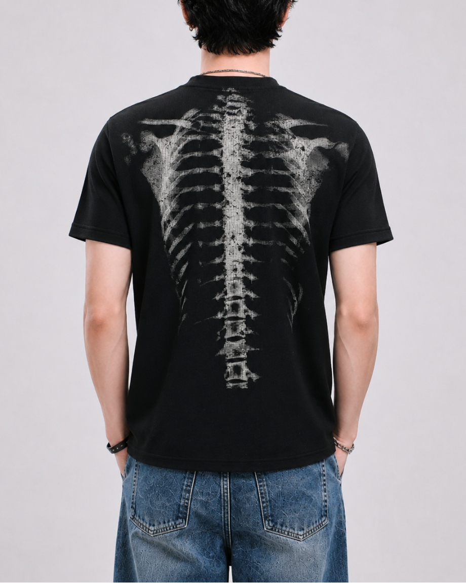 スケルトンサーマルTシャツ Ril 6152