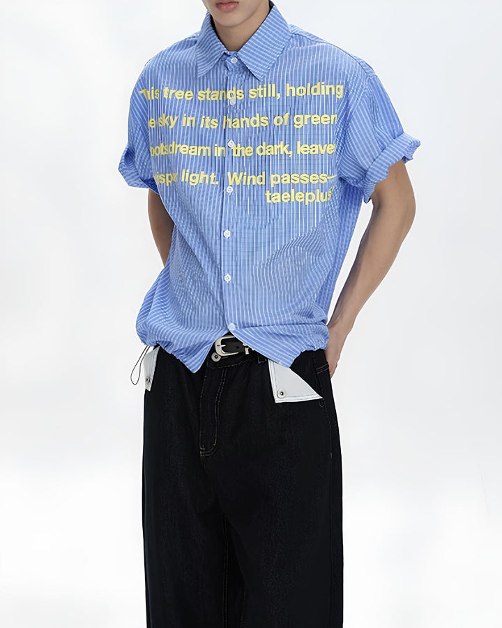 レタリングチェクシャツRil 6160