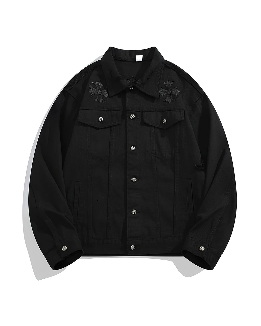 クロスエンブロイダリーデニムジャケット Ril 6232