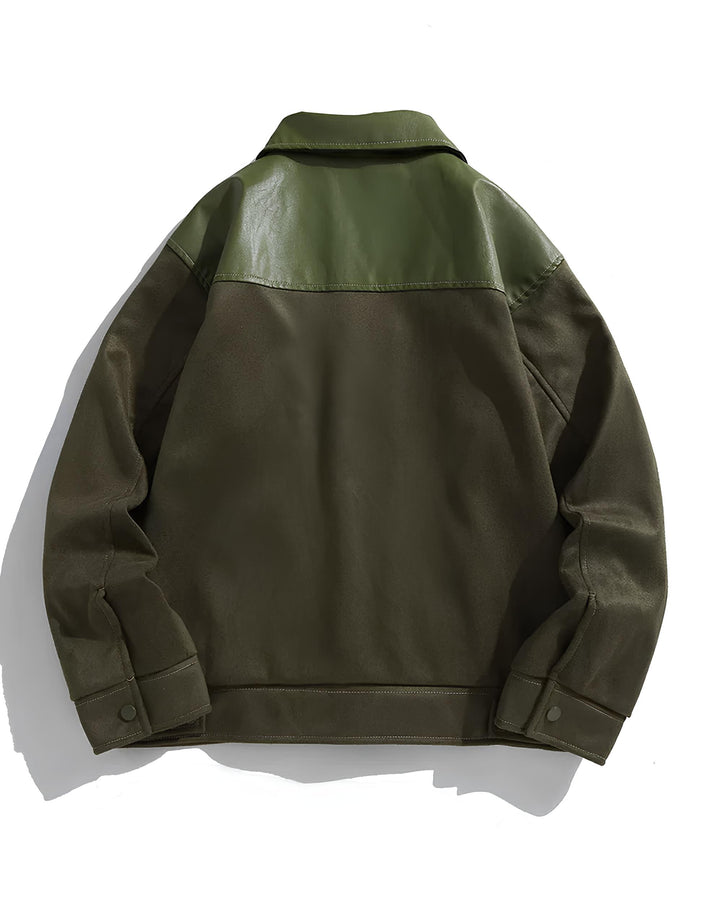 レザーヨークワークジャケット Ril 6233