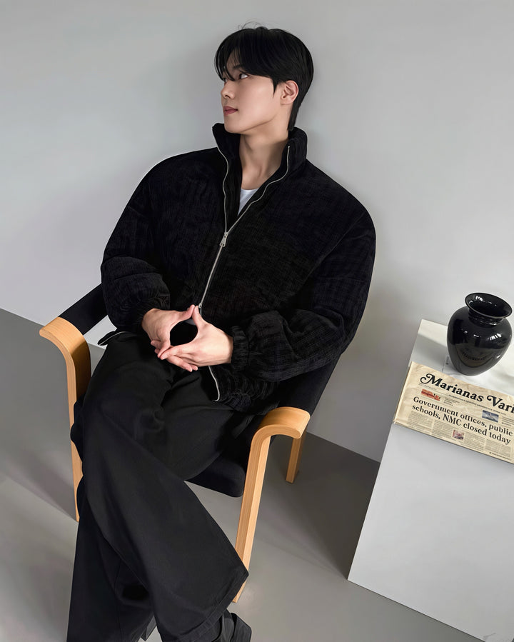 ダブルジップパディングブルゾン Ril 5921