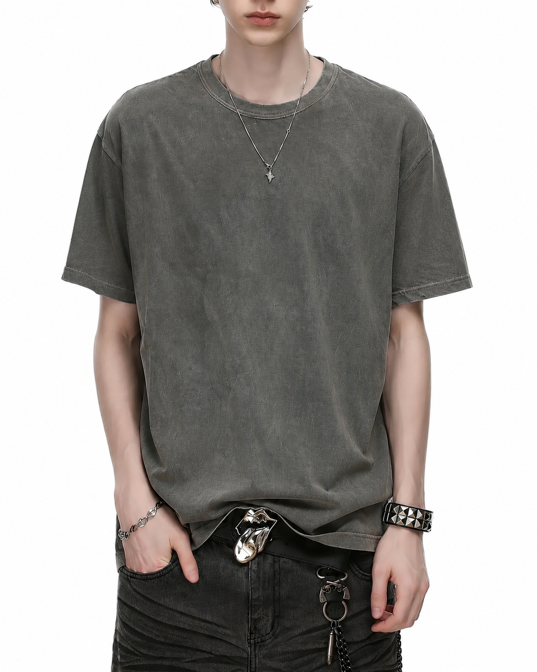 ストーンフェードTシャツ Ril 6109