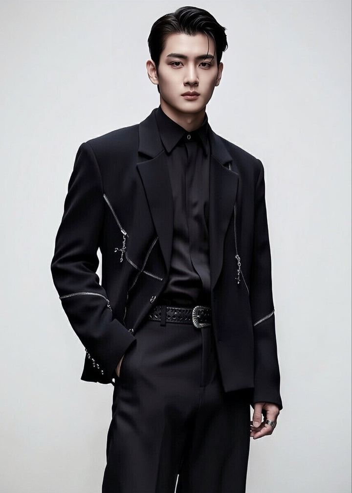 ジップディテールテーラード Ril 5985