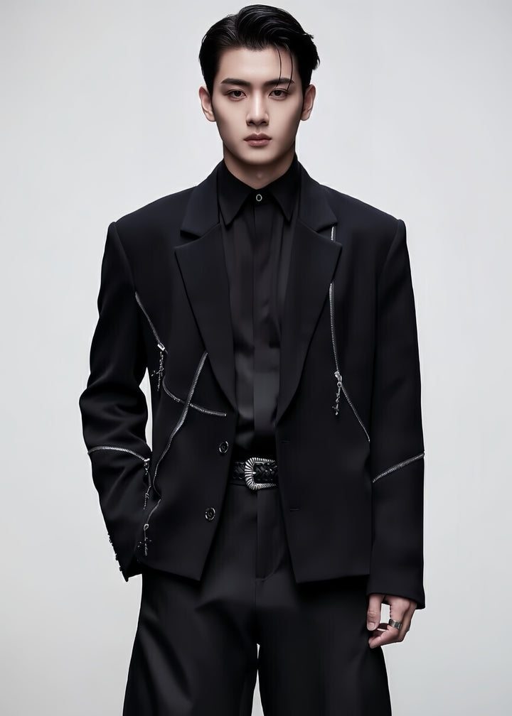 ジップディテールテーラード Ril 5985